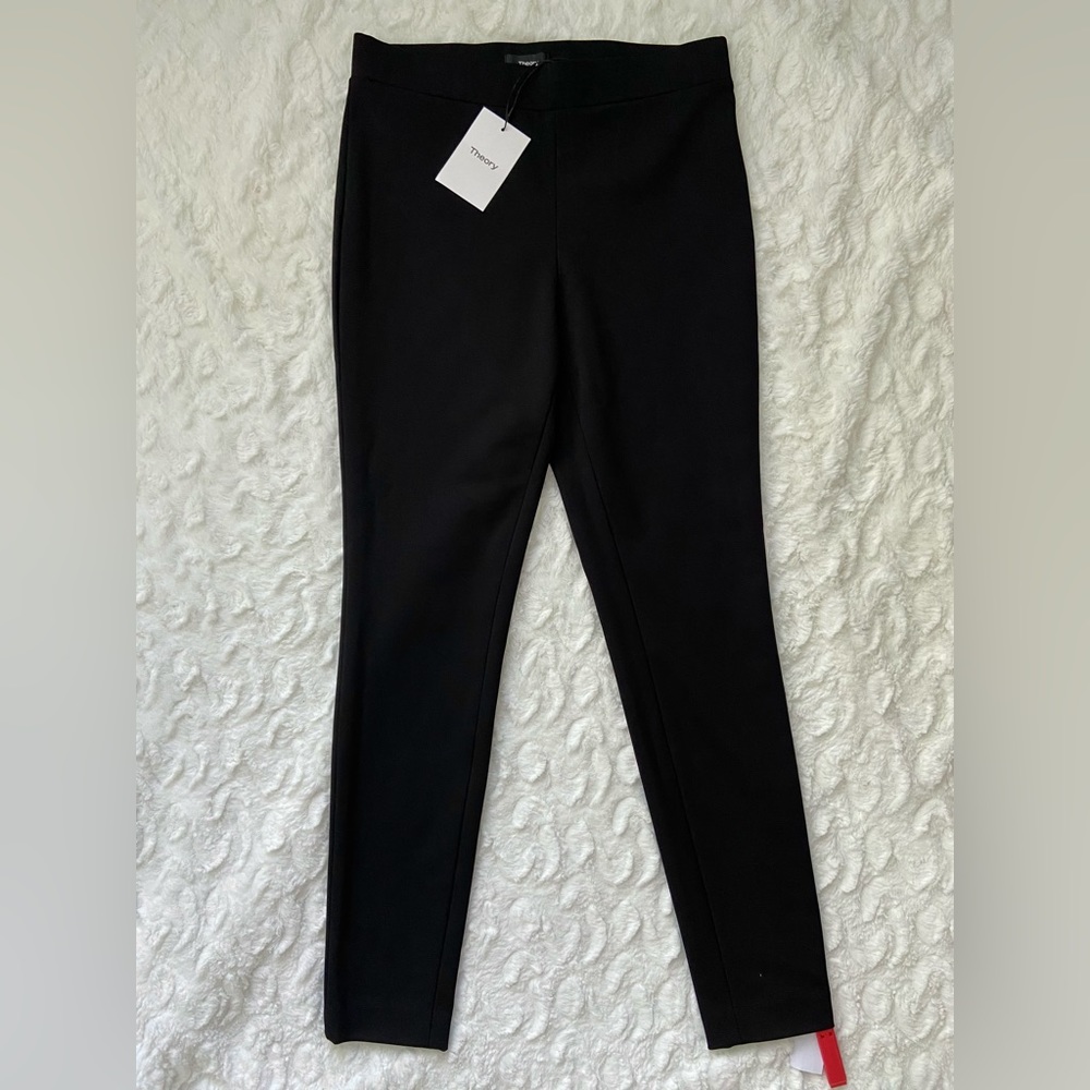 NWT Theory Adbelle Nylon Leggings Pull on Stretch Pants